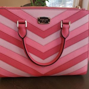 Authentic Michael Kors Chevron handbag.
